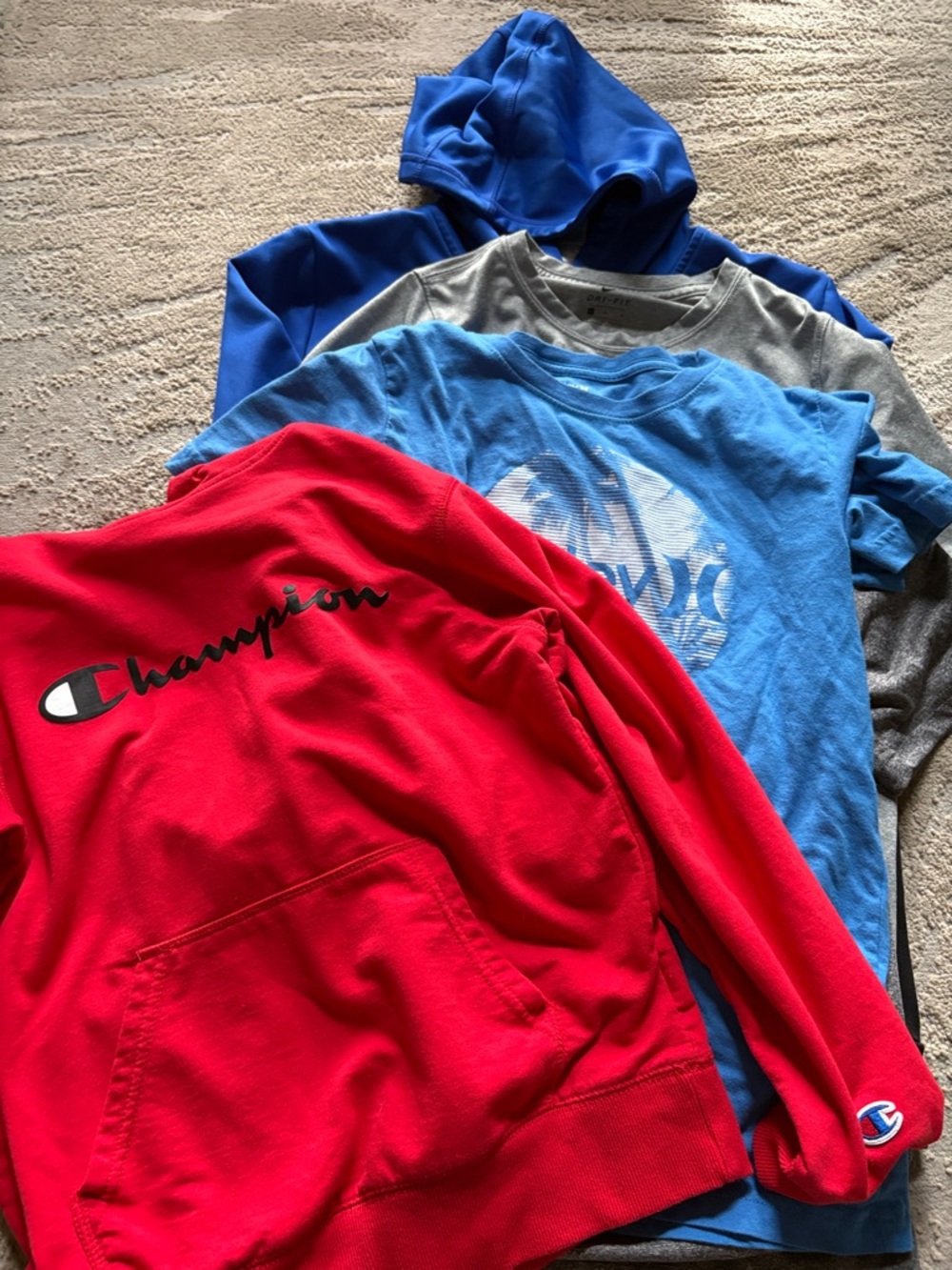 5 Boys shirts size large
